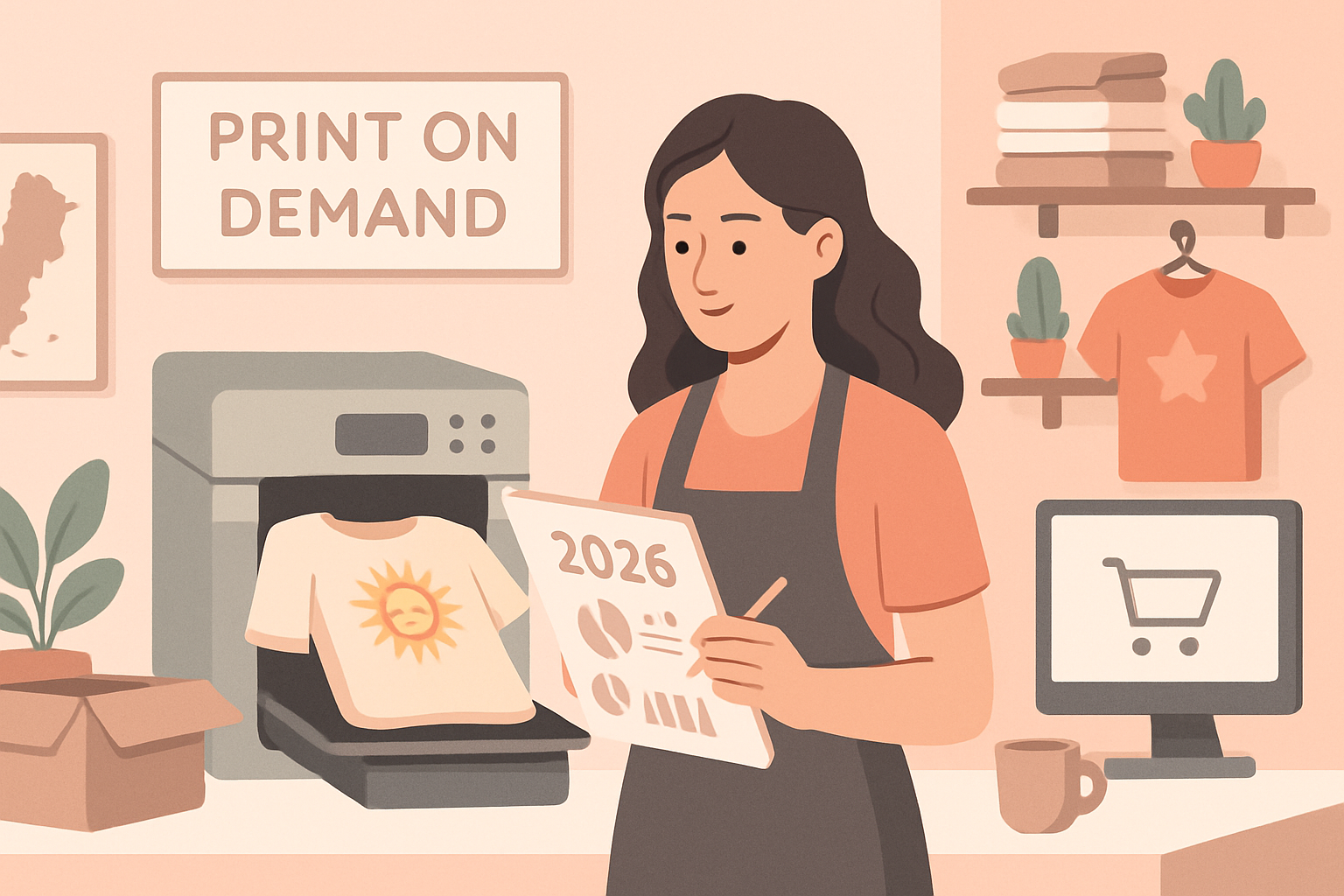 Print on demand Argentina: guía completa 2026 (costos, legal, Tiendanube)